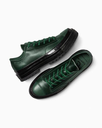 Chuck 70 National Leather Branch Out/Branch Out/Black, Angled View