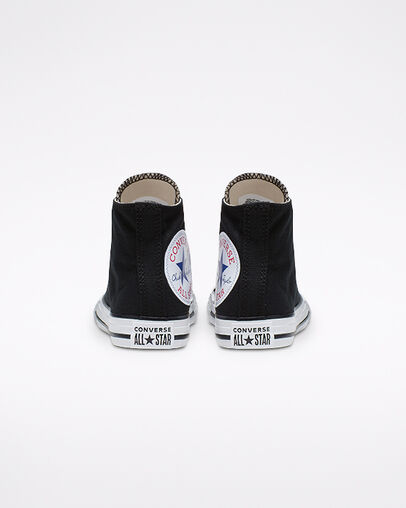 Chuck Taylor All Star Oversized Logo High Top Black/White/Black, Heel View