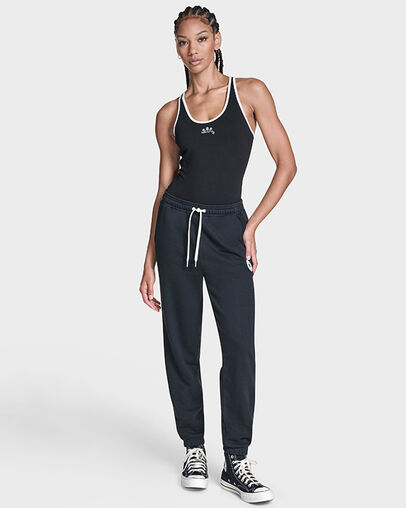 Retro Chuck Taylor Patch Joggers Converse Black, Detail View