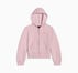 Pointelle Full Zip Hoodie Summit Pink