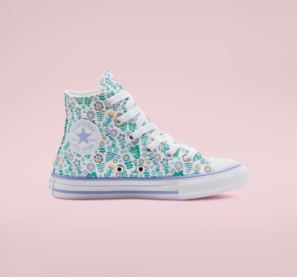 Chuck Taylor All Star Ditsy Floral White/Twilight Pulse