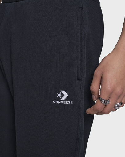 Embroidered Star Chevron Standard-Fit Shorts Black