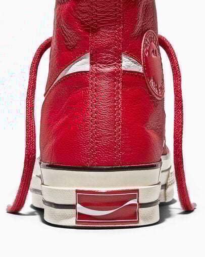 Converse x Coca-Cola Chuck 70 Leather Racing Red/Egret/Black, Detail Angle View