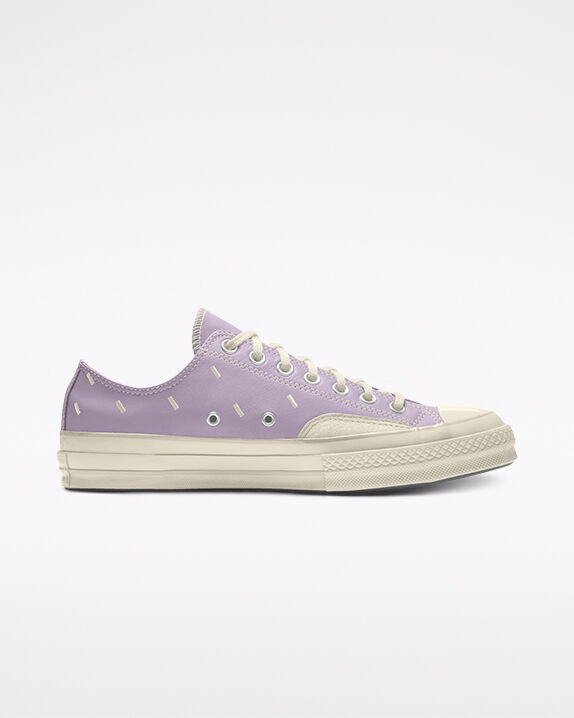 purple chunky converse