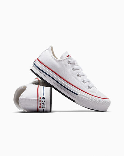 Chuck Taylor All Star EVA Lift Platform Canvas White/Garnet/Navy, Detail Angle View