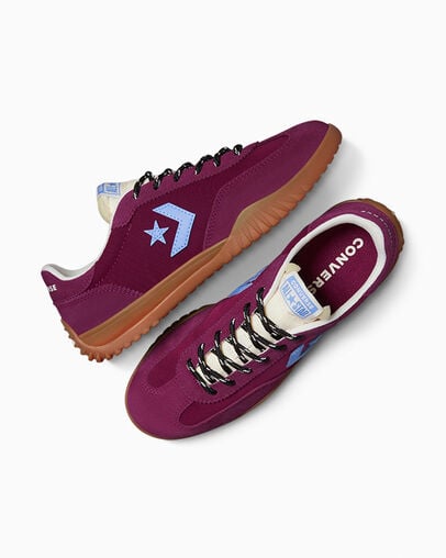 Run Star Trainer Suede Frozen Acai/Gum Honey/Lt Blue, Angled View
