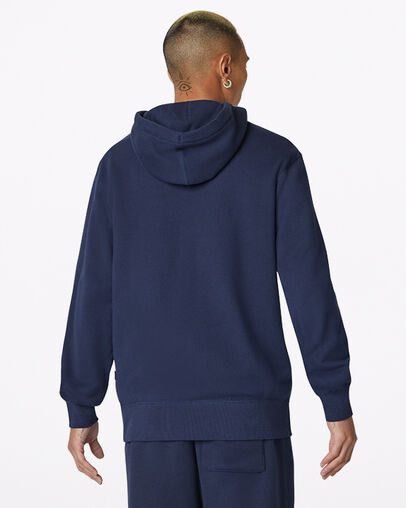 Chuck Taylor Heritage Full-Zip Hoodie Obsidian, Back View