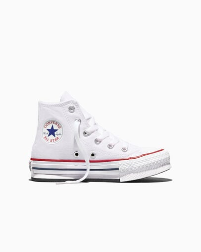 Chuck Taylor All Star EVA Lift Platform Canvas White/Garnet/Navy, Outer Side View