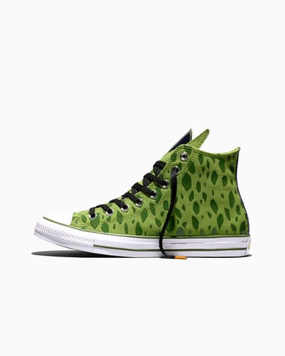 Converse Chuck Taylor All Star x Dragon Ball Z Cell Peridot/Garden Green/White, Inner Side View