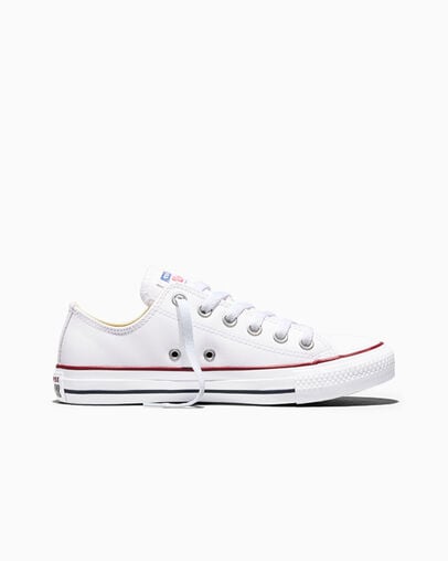 Chuck Taylor All Star Leather White, Outer Side View