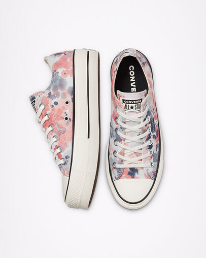 Festival Platform Chuck Taylor All Star &Eacute;cru/Terre cuite rose/Noir, Top and Side View