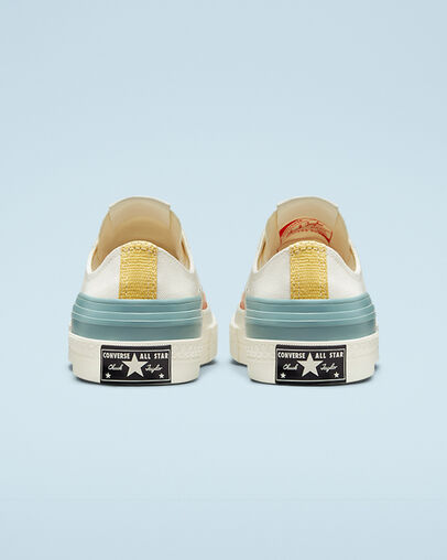 Chuck 70 Color Pop Blanc vintage/&Eacute;cru/Douceur aloe vera, Heel View