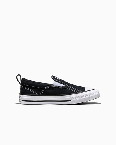 Chuck Taylor All Star Malden Street Slip Black/White/Black, Outer Side View
