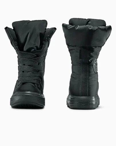 Chuck Taylor All Star Elements Boot Black/Black/Black, Heel View