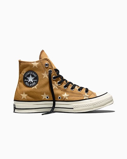 Chuck 70 Stars Honey Stick Brown/Hay Day Brown/Egret, Outer Side View