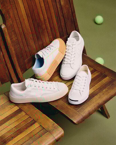 Jack Purcell First In Class Weiß/Weiß/Schwarz, Reflective View