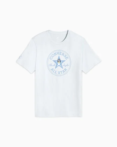 Converse x Bluey T-Shirt Blue, Front View