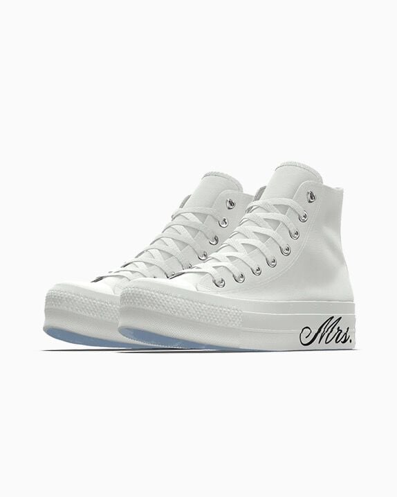 Custom Chuck Taylor All Star Lift Platform  Wedding By You