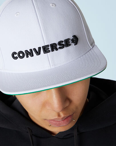 Logo Snapback Hat White (10A), Detail View