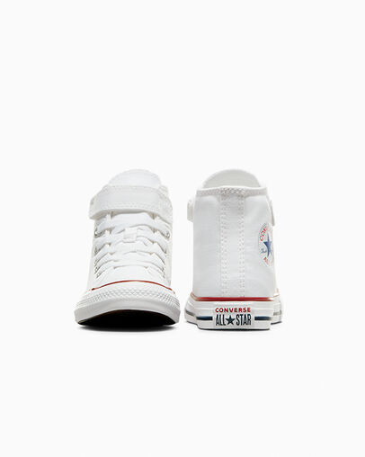 Chuck Taylor All Star Easy-On White/White/Natural, Heel View