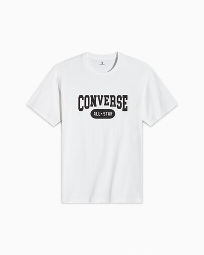 Retro Logo T-Shirt White, Front View