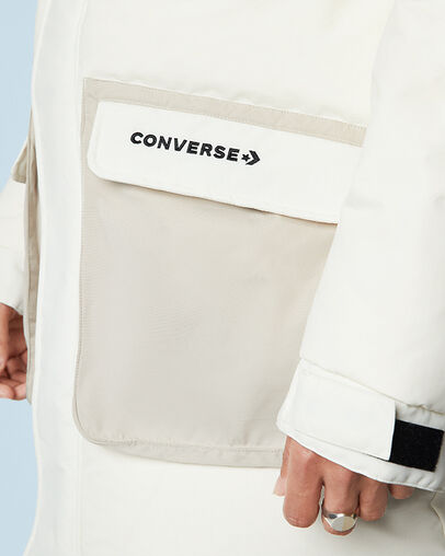 Premium Mid Down Jacket Egret