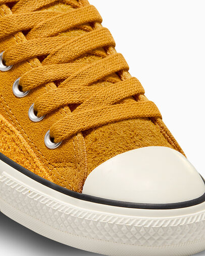 Chuck Taylor All Star Suede Sunflower Gold/Wei&szlig;/Schwarz, Detail Angle View