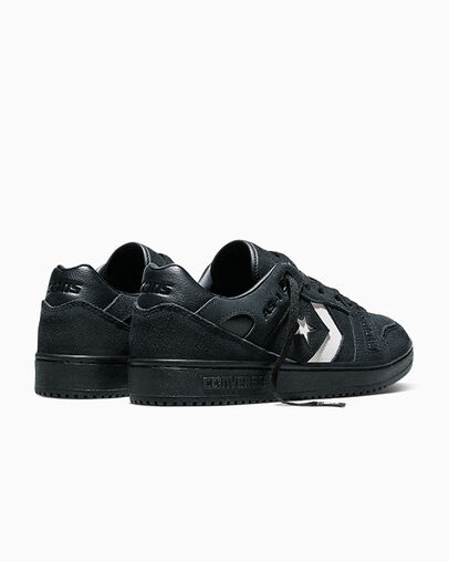 CONS AS-1 Pro Suede Black/Vintage White/Black, Heel View