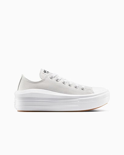 Chuck Taylor All Star Move Platform Barely Grey/White/Black, Outer Side View