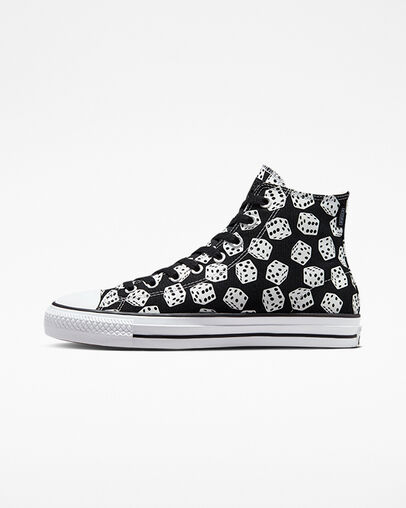Chuck Taylor All Star Pro Dice Nero/Bianco/Bianco, Inner Side View