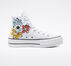 Hand Painted Platform Chuck Taylor All Star Fleurs peintes &agrave; la main