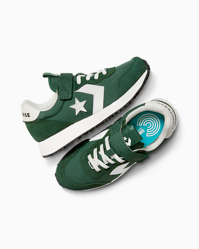 Converse Omega Trainer Easy-On Branch Out/Vintage White/Black, Angled View