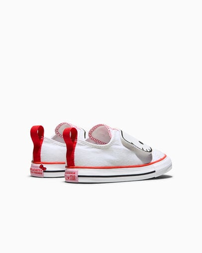 Converse x Hello Kitty And Friends Chuck Taylor All Star One Strap White/White/Red, Heel View