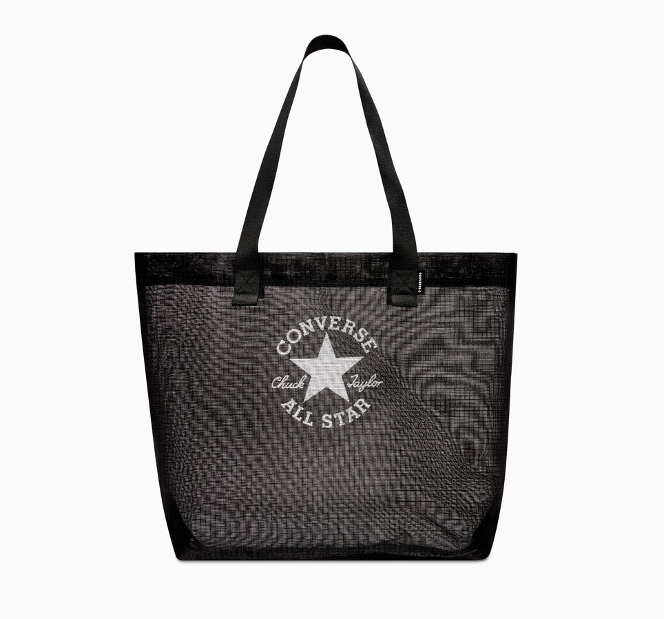 All Star Patch Print Mesh Tote Noir Converse