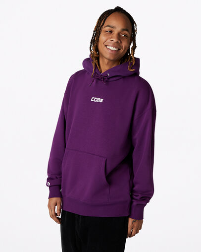 CONS Pullover Hoodie Nightfall Violet, Front View