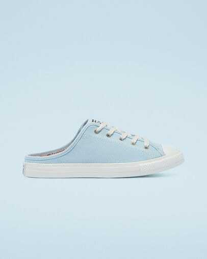 Chuck Taylor All Star Dainty Mule Summer Denim Denim/Vintage White/Multi, Outer Side View
