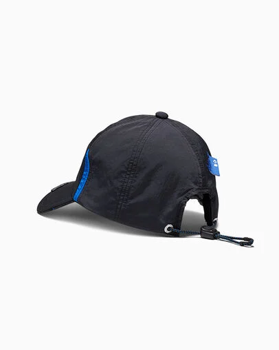 Converse x ADERERROR Six-Panel Hat Converse Black, 3/4 View