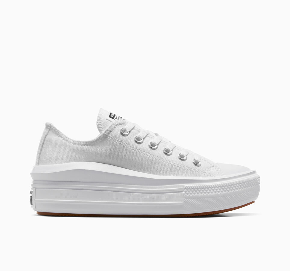 Canvas Color Chuck Taylor All Star Move Blanco/Blanco/Blanco