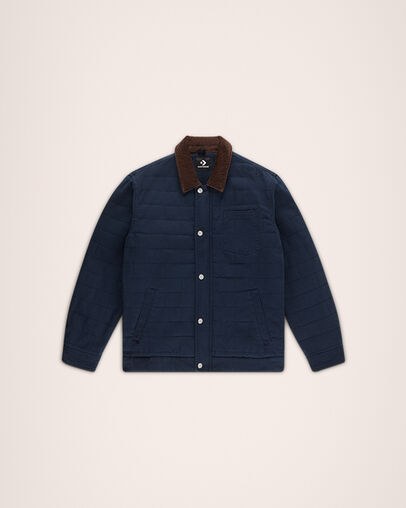 Transitional Padded Layering Jacket Obsidian, Front View