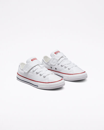 Chuck Taylor All Star Easy-On White/White/Natural, Angled View