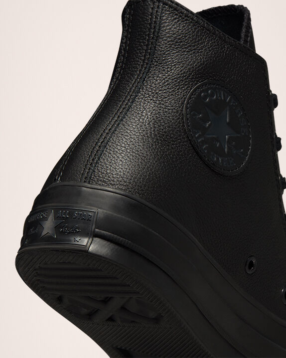 all star leather black