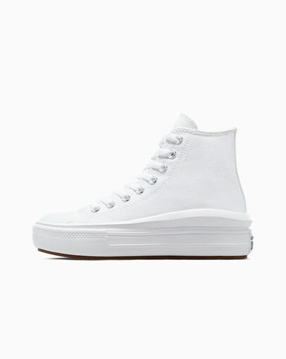 Chuck Taylor All Star Move Bianco/Avorio naturale/Nero, Inner Side View
