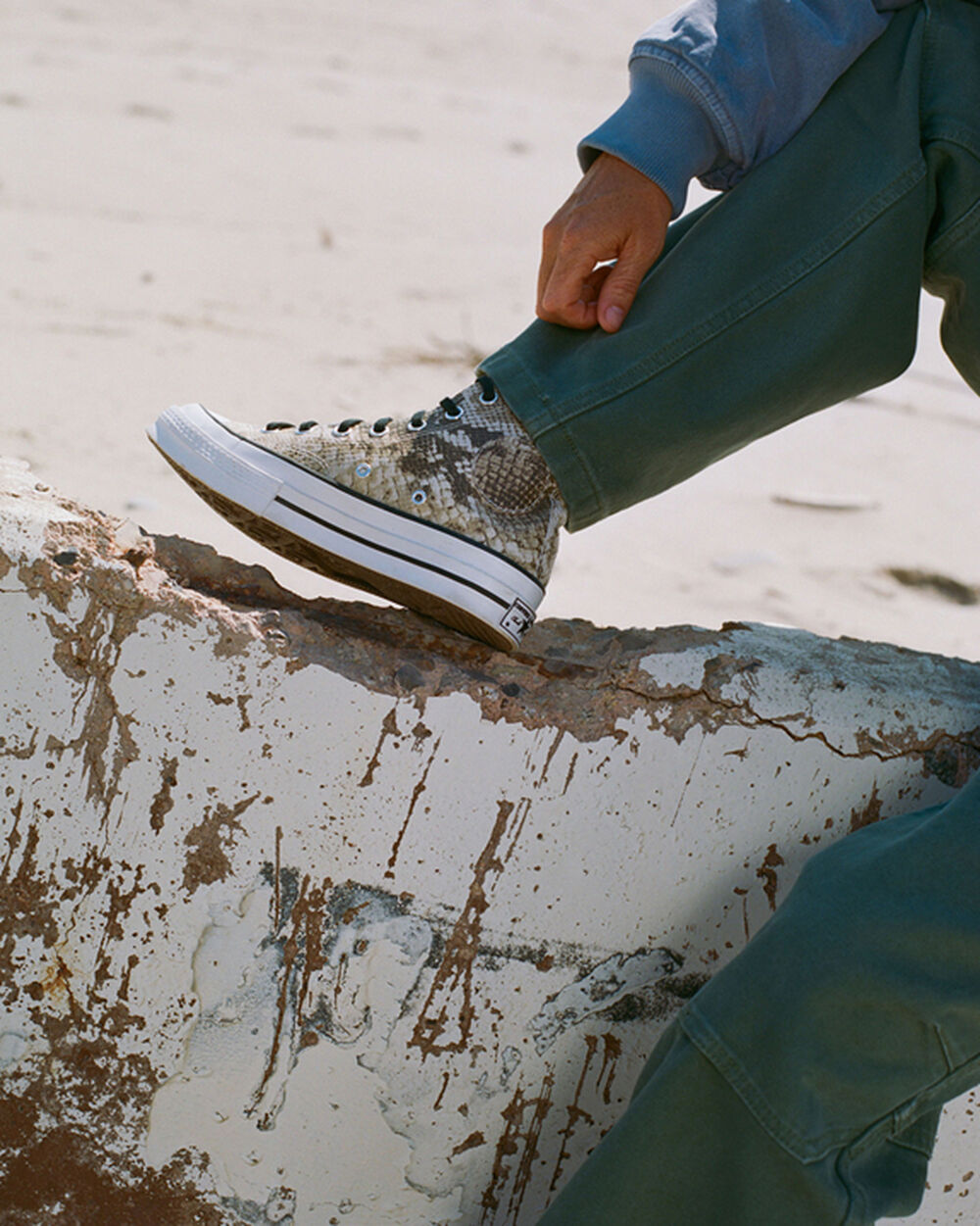 Converse  sneaker grey/black/egret