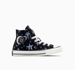 Converse  sneaker zwart/lotus pink/thunder glaze