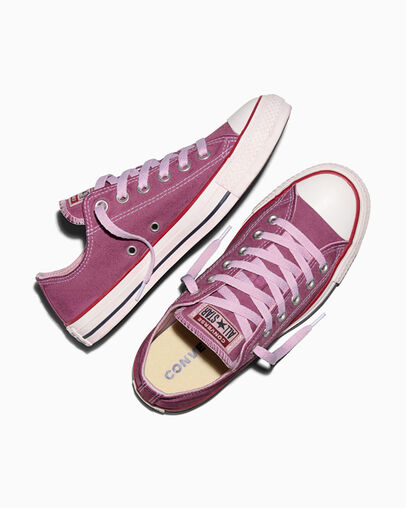Chuck Taylor All Star Dip Dye Wide Width Mesa Rose Dyed, Angled View