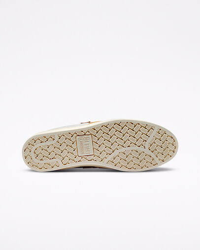 Pro Leather Blanc/Jaune d'or/Aigrette, Outsole View