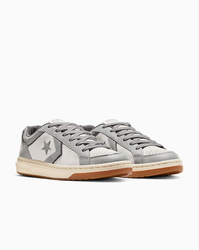 Pro Blaze Classic Leather & Suede Gris muy discreto/Marfil natural, Top and Side View