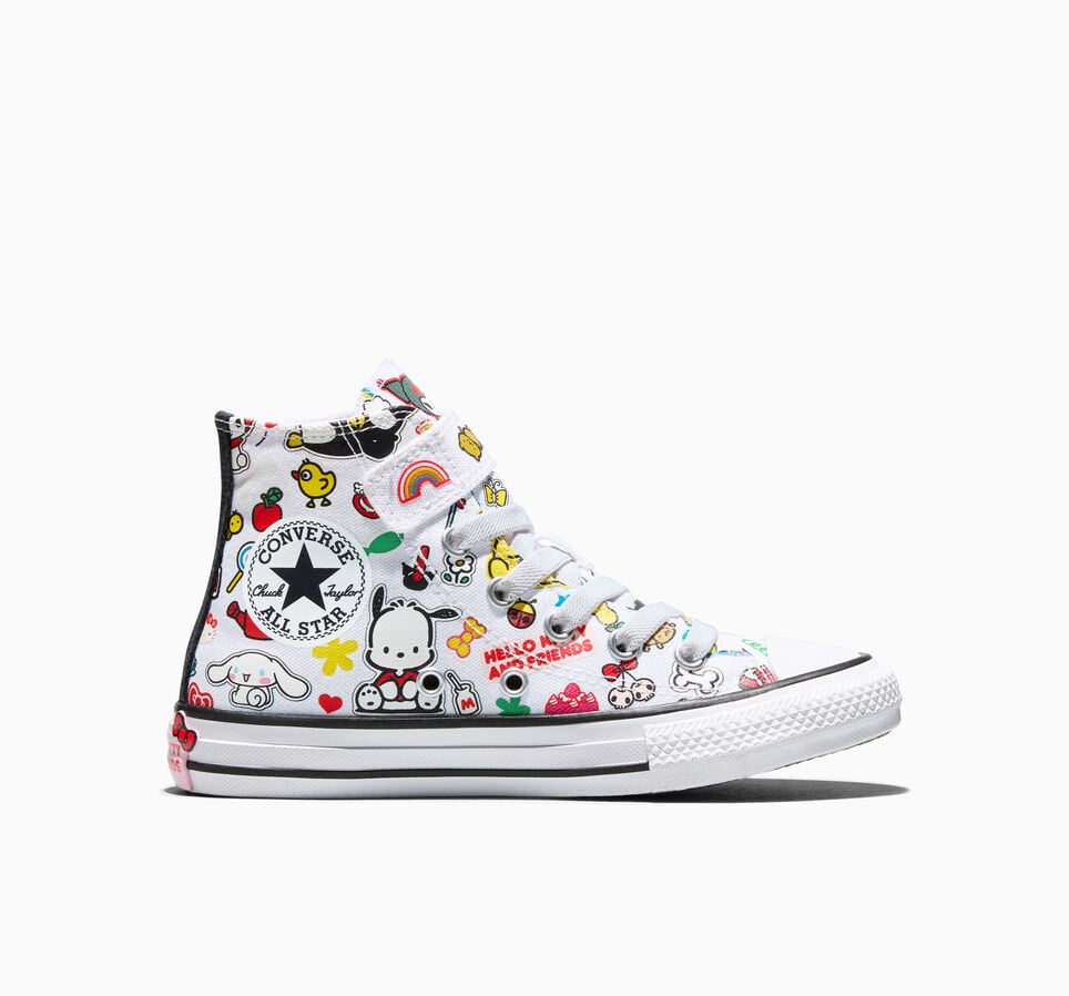Converse x Hello Kitty And Friends Chuck Taylor All Star Easy-On Stickers White/White/Black