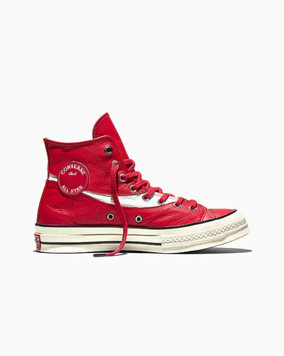 Converse x Coca-Cola Chuck 70 Leather Racing Red/Egret/Black, Outer Side View