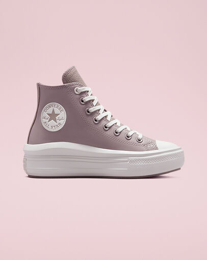 Chuck Taylor All Star Move Future Utility Mauve vapeur/Malt, Outer Side View